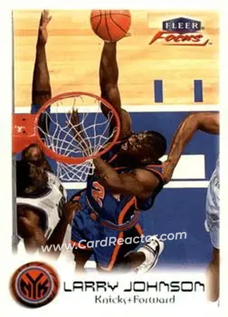 Front of Larry Johnson