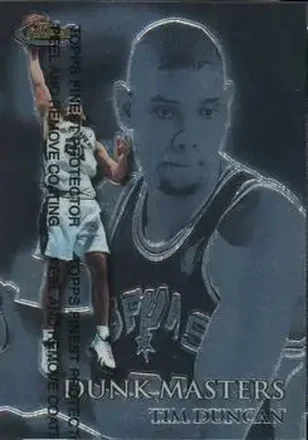 1999-00 Finest #DM14 Dunk Masters Tim Duncan