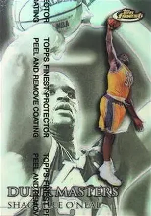 1999-00 Finest #DM2 Dunk Masters Refractors Shaquille O'Neal