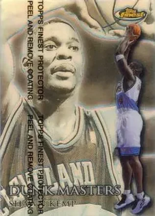 1999-00 Finest #DM6 Dunk Masters Refractors Shawn Kemp