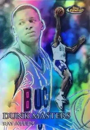 1999-00 Finest #DM10 Dunk Masters Refractors Ray Allen