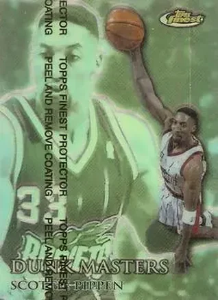 1999-00 Finest #DM15 Dunk Masters Refractors Scottie Pippen