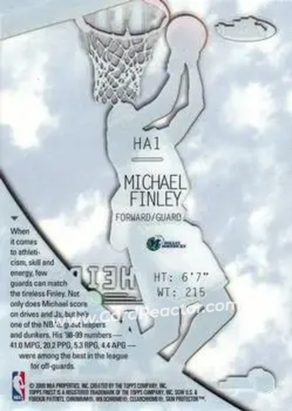 Back of Michael Finley