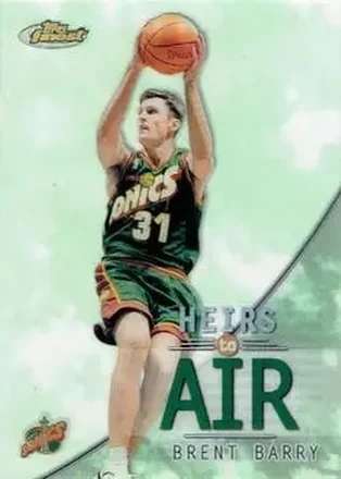 1999-00 Finest #HA2 Heirs to Air Brent Barry