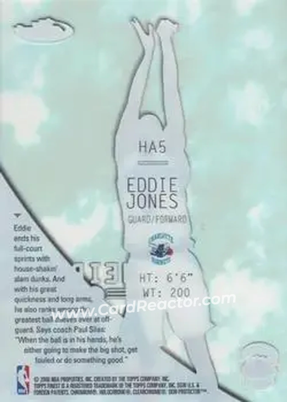 Back of Eddie Jones
