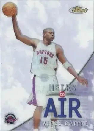 1999-00 Finest #HA7 Heirs to Air Vince Carter