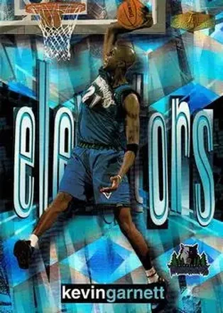 1999-00 Flair Showcase #8E Elevators Kevin Garnett
