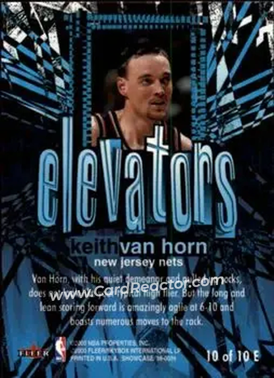 Back of Keith Van Horn