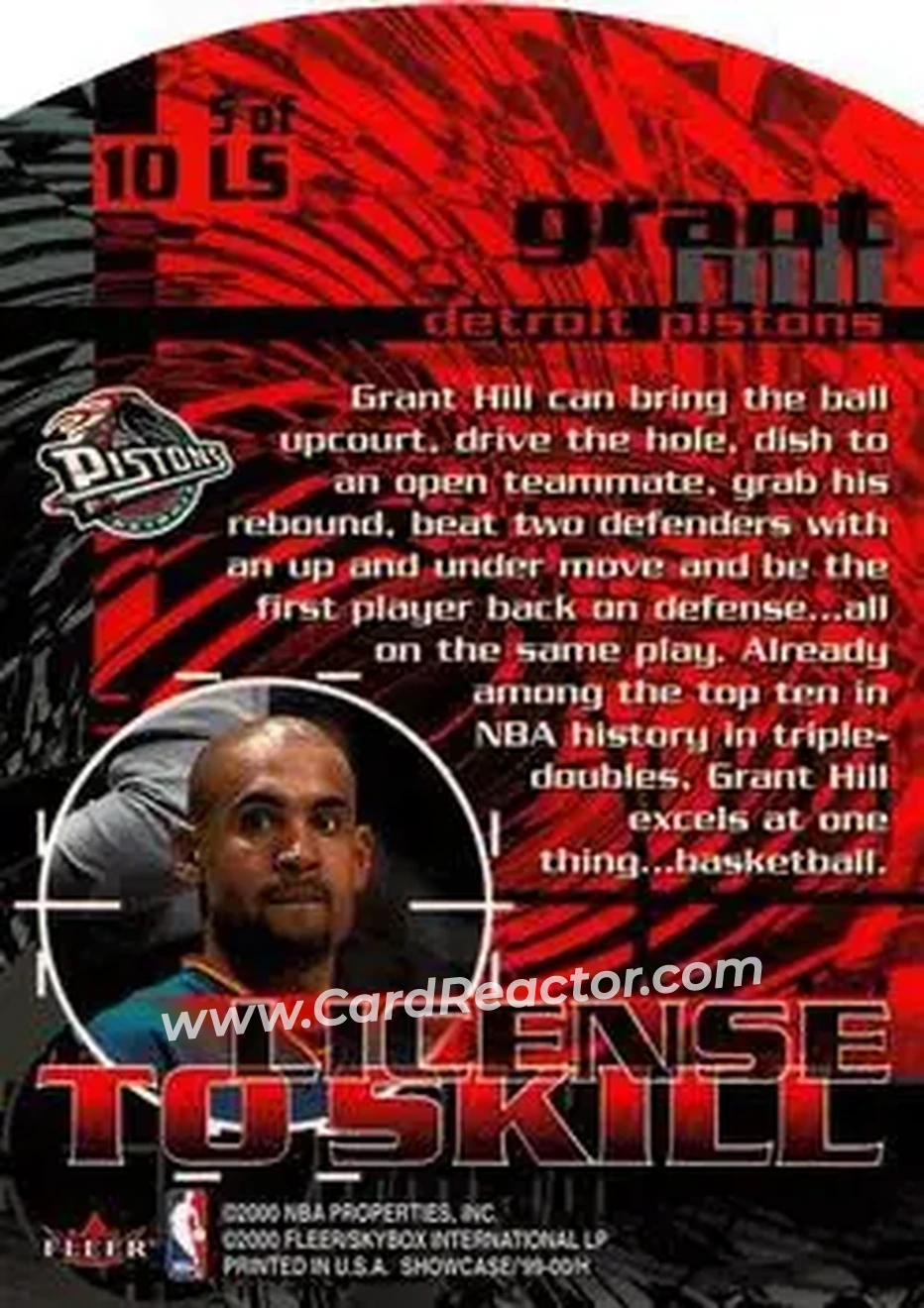 Back of Grant Hill