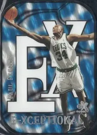 1999-00 E-X #4XC E-Xceptional Blue Paul Pierce