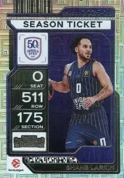 2025-26 Panini Contenders EuroLeague #1 Shane Larkin
