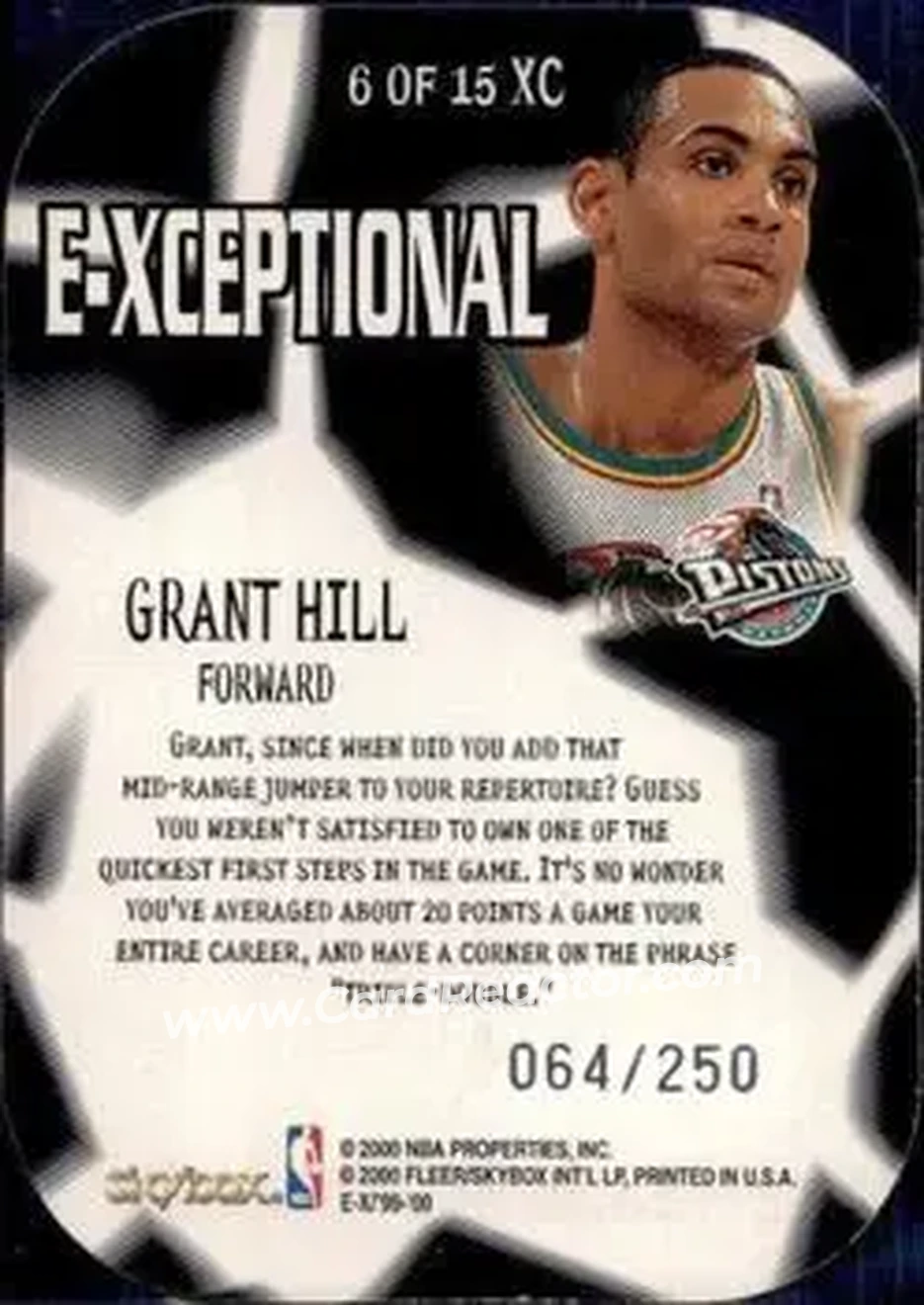 Back of Grant Hill