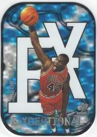1999-00 E-X #14XC E-Xceptional Blue Elton Brand