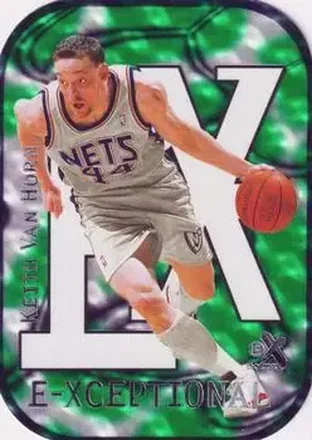 1999-00 E-X #5XC E-Xceptional Green Keith Van Horn