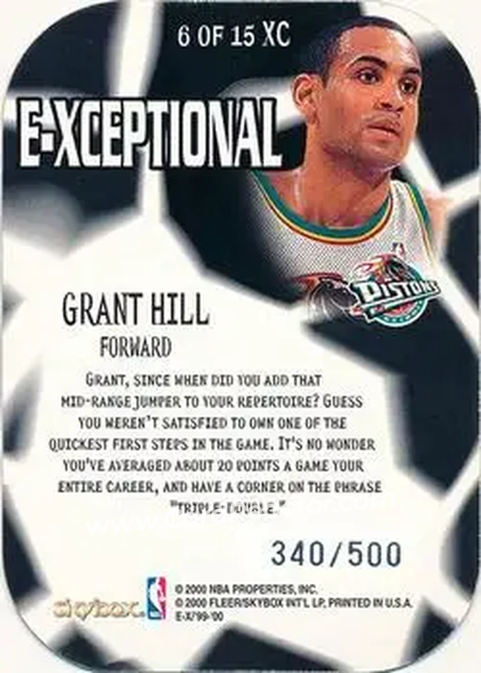 Back of Grant Hill
