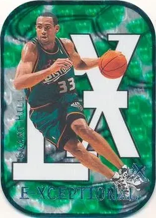 1999-00 E-X #6XC E-Xceptional Green Grant Hill