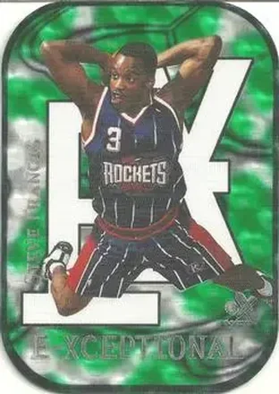 1999-00 E-X #13XC E-Xceptional Green Steve Francis