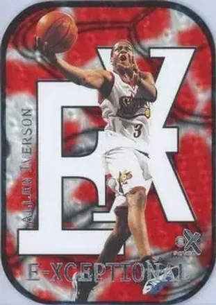 1999-00 E-X #3XC E-Xceptional Red Allen Iverson