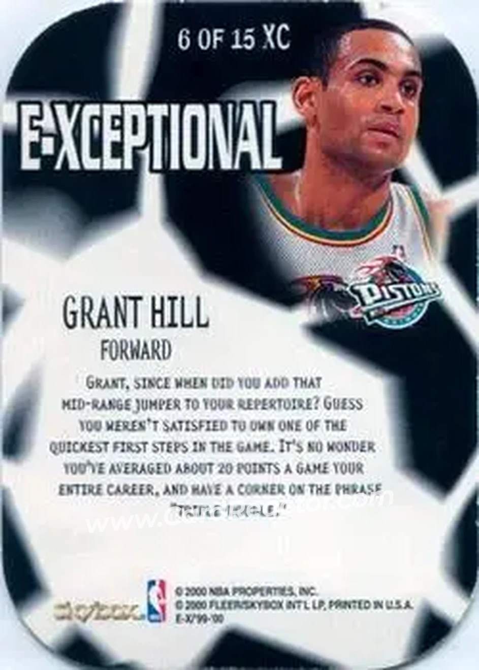 Back of Grant Hill