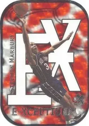 1999-00 E-X #8XC E-Xceptional Red Stephon Marbury