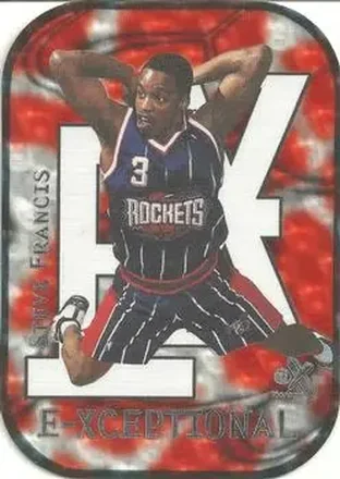 1999-00 E-X #13XC E-Xceptional Red Steve Francis