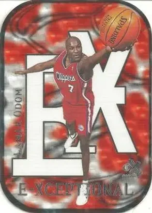 1999-00 E-X #15XC E-Xceptional Red Lamar Odom