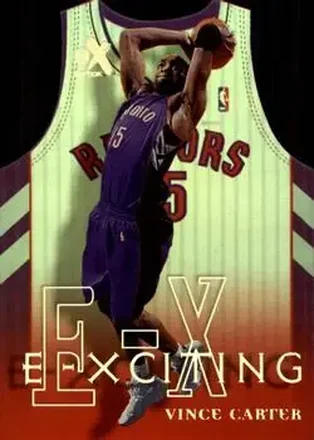 1999-00 E-X #2XCT E-Xciting Vince Carter