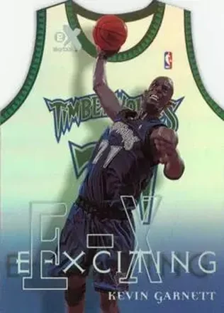 1999-00 E-X #4XCT E-Xciting Kevin Garnett