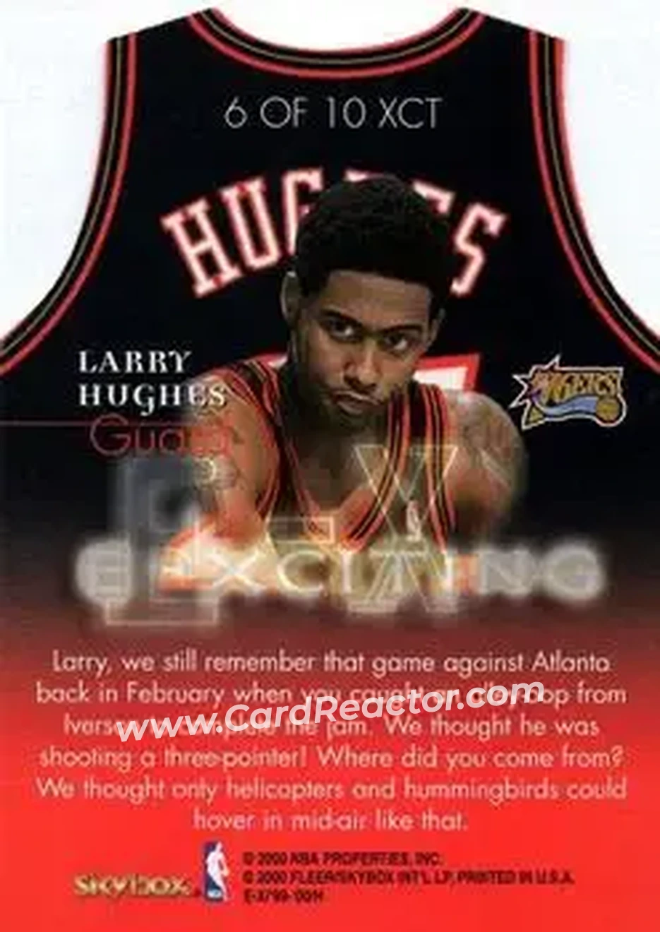 Back of Larry Hughes