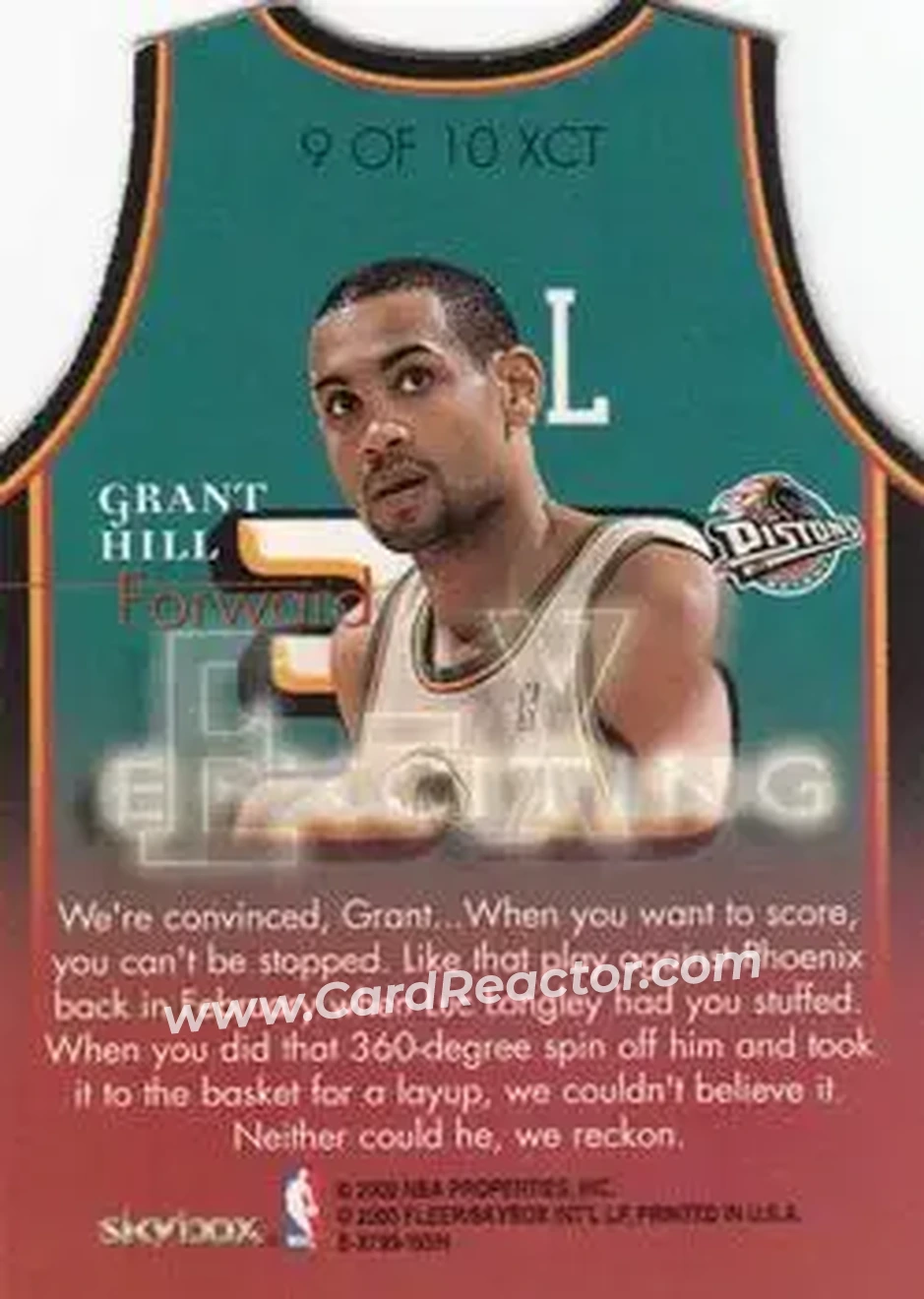 Back of Grant Hill