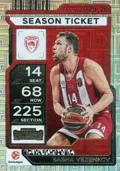 2025-26 Panini Contenders EuroLeague #3 Sasha Vezenkov