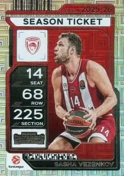 2025-26 Panini Contenders EuroLeague #3 Sasha Vezenkov