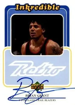 1999-00 Upper Deck Retro #BG Inkredible Brian Grant