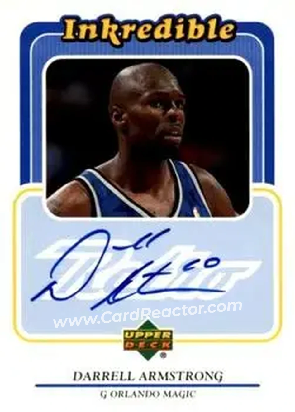 Front of Darrell Armstrong