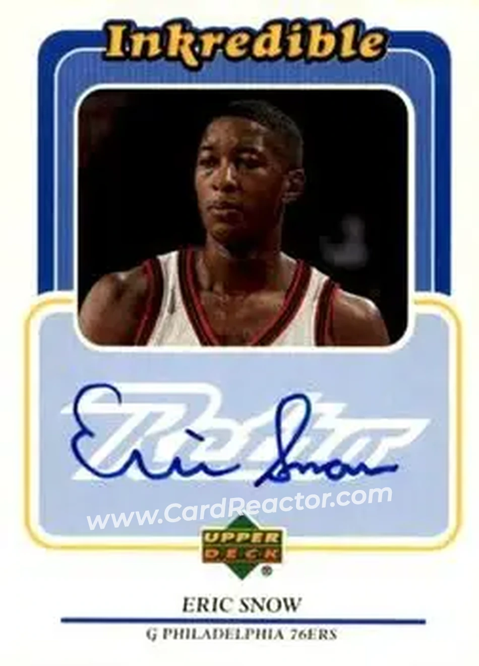 Front of Eric Snow