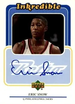1999-00 Upper Deck Retro #ES Inkredible Eric Snow