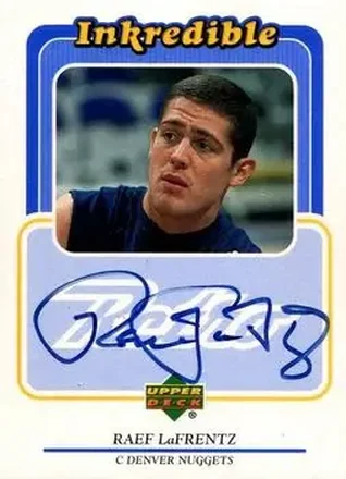 1999-00 Upper Deck Retro #RL Inkredible Raef LaFrentz