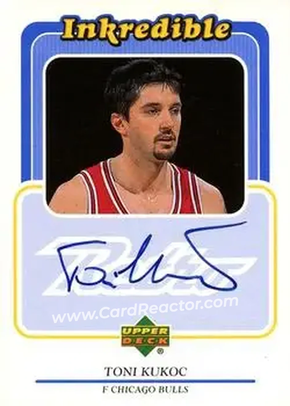 Front of Toni Kukoc
