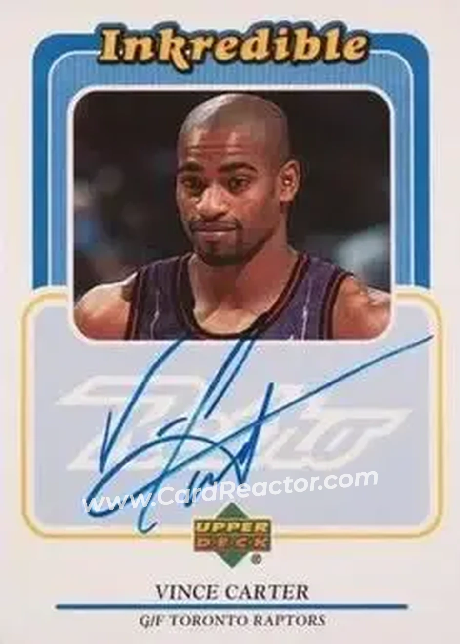 Front of Vince Carter