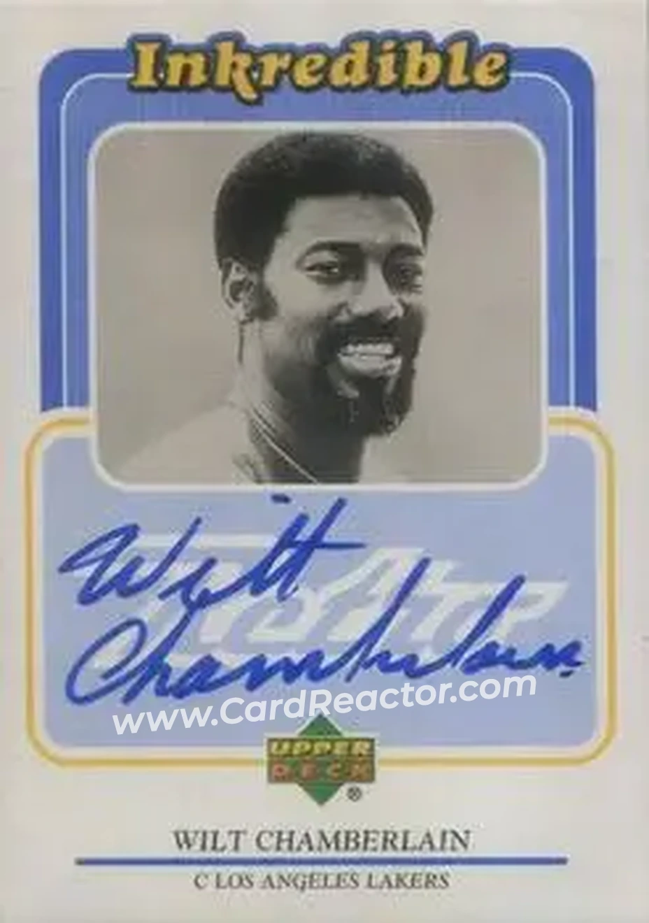 Front of Wilt Chamberlain