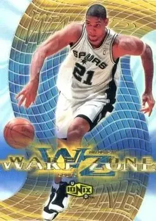 1999-00 Upper Deck Ionix #WZ3 Warp Zone Tim Duncan