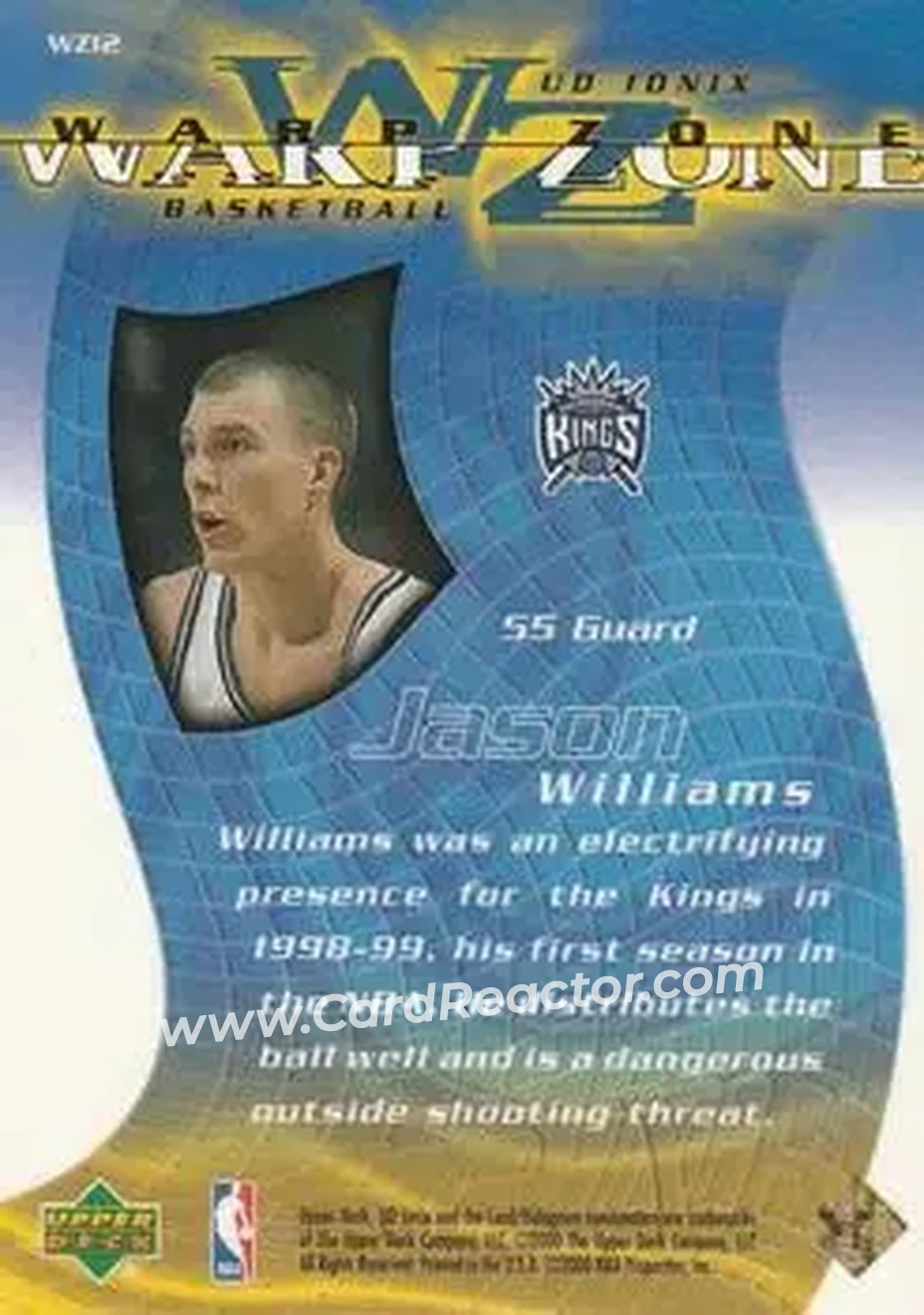 Back of Jason Williams
