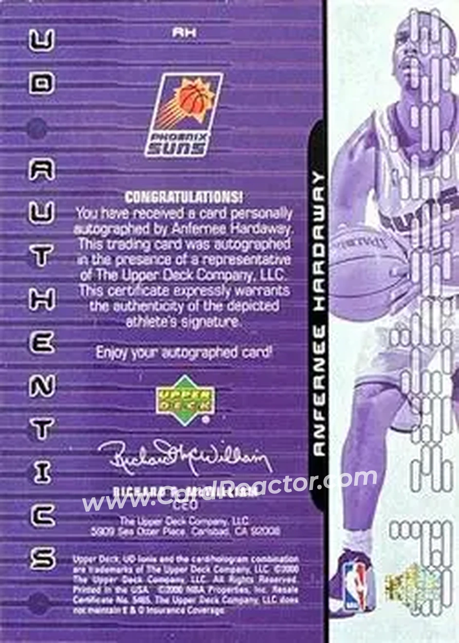Back of Anfernee Hardaway