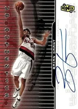 1999-00 Upper Deck Ionix #BG UD Authentics Brian Grant