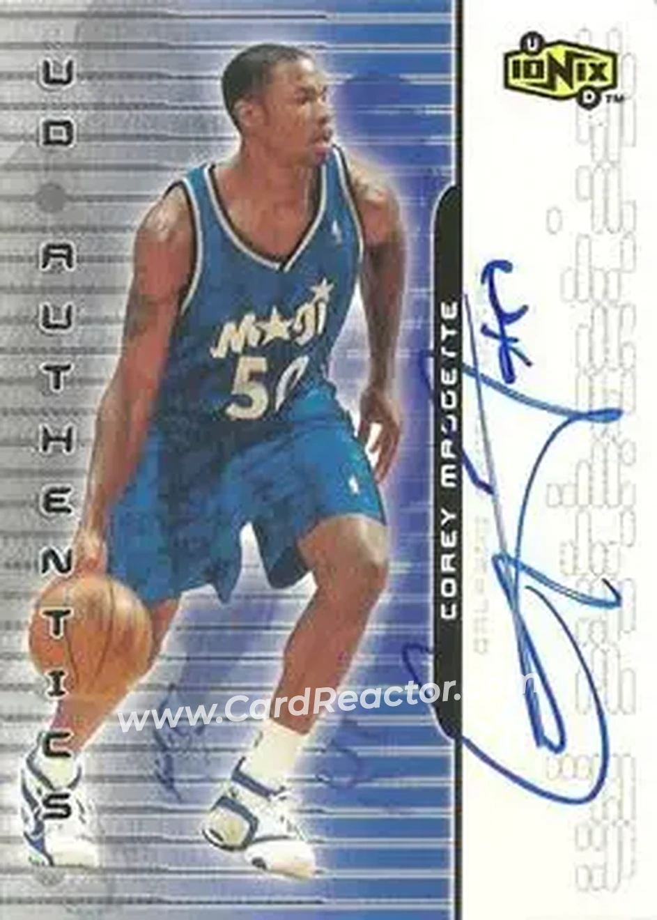 Front of Corey Maggette