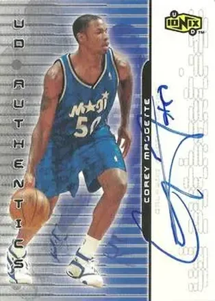 1999-00 Upper Deck Ionix #CM UD Authentics Corey Maggette