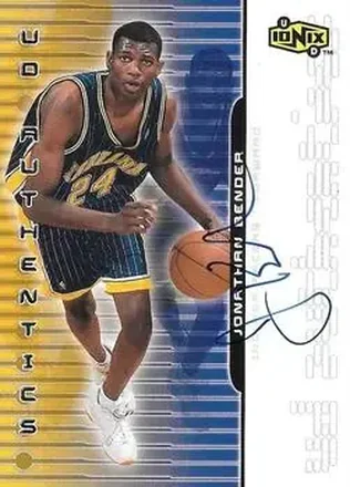 1999-00 Upper Deck Ionix #JB UD Authentics Jonathan Bender