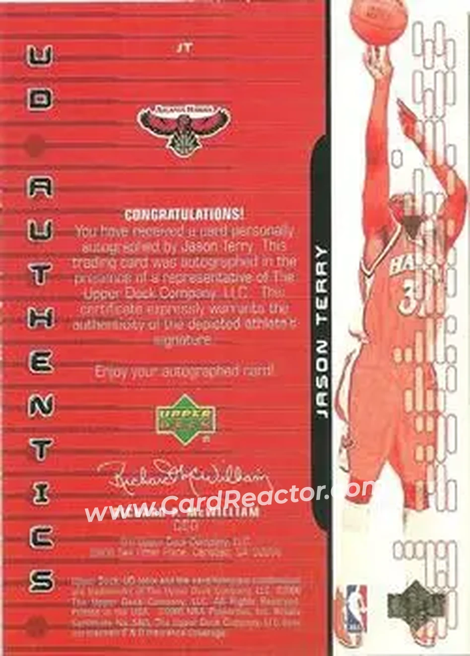 Back of Jason Terry