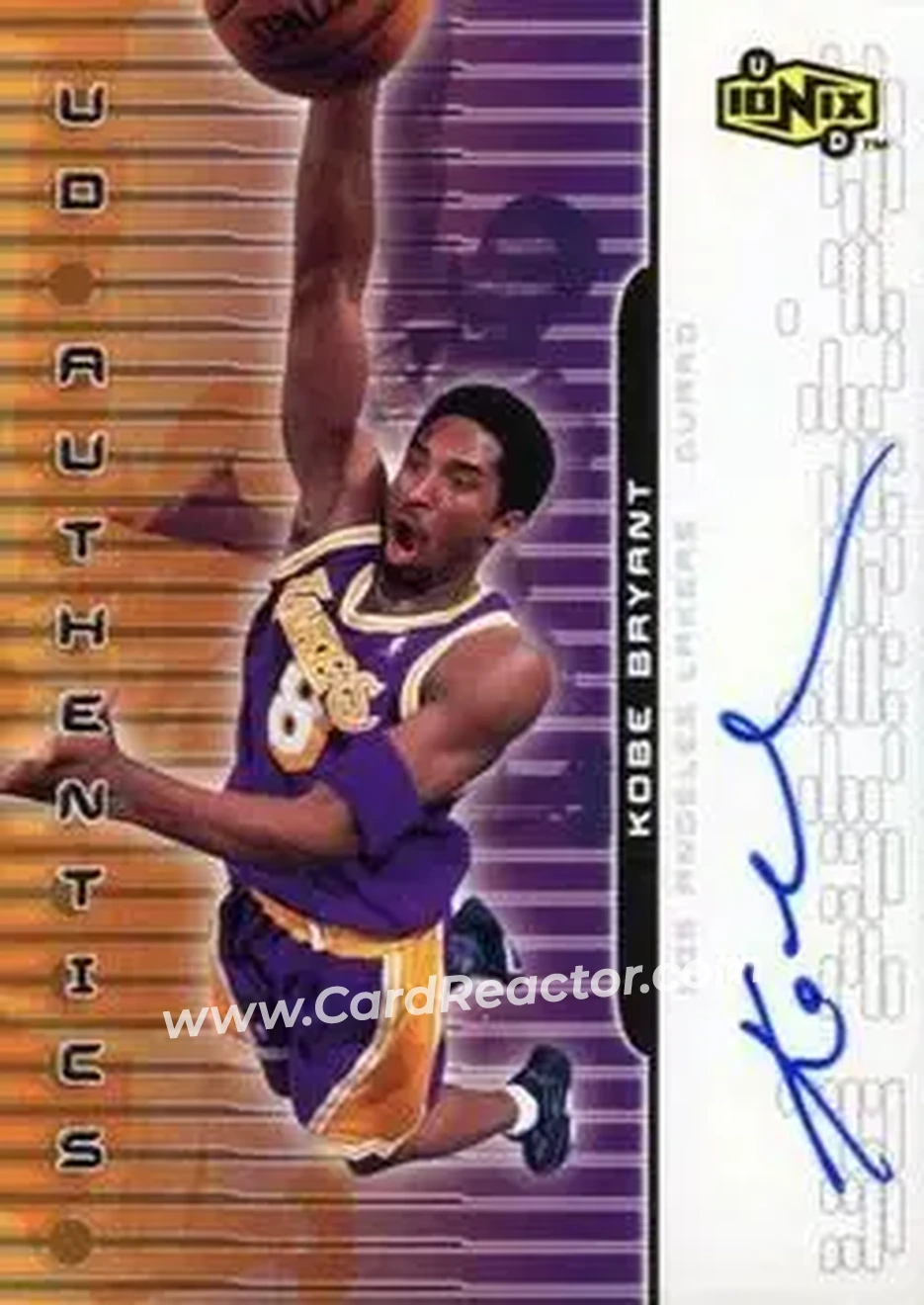 Front of Kobe Bryant
