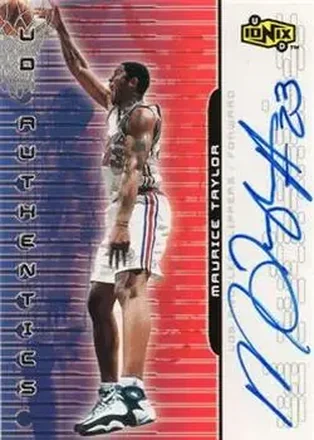 1999-00 Upper Deck Ionix #MT UD Authentics Maurice Taylor